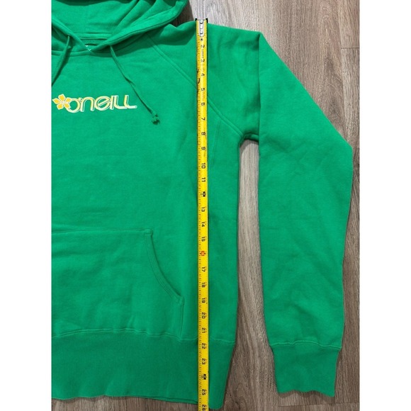 Y2K‎ O'Neill Surfing Green Hoodie Women Size XL - Picture 3 of 10